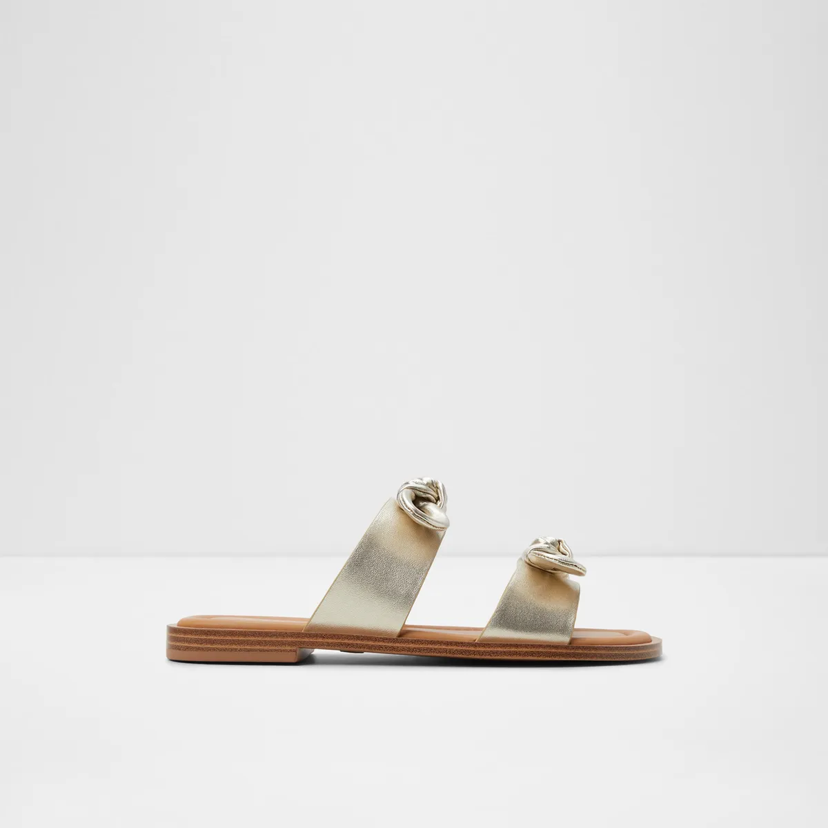 ALDO - Sandalia Mujer Cuero Dorado Aldo