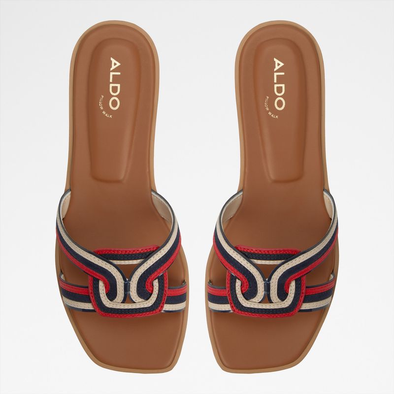 Sandalia Mujer Cuero Azul Aldo | Aldo Chile