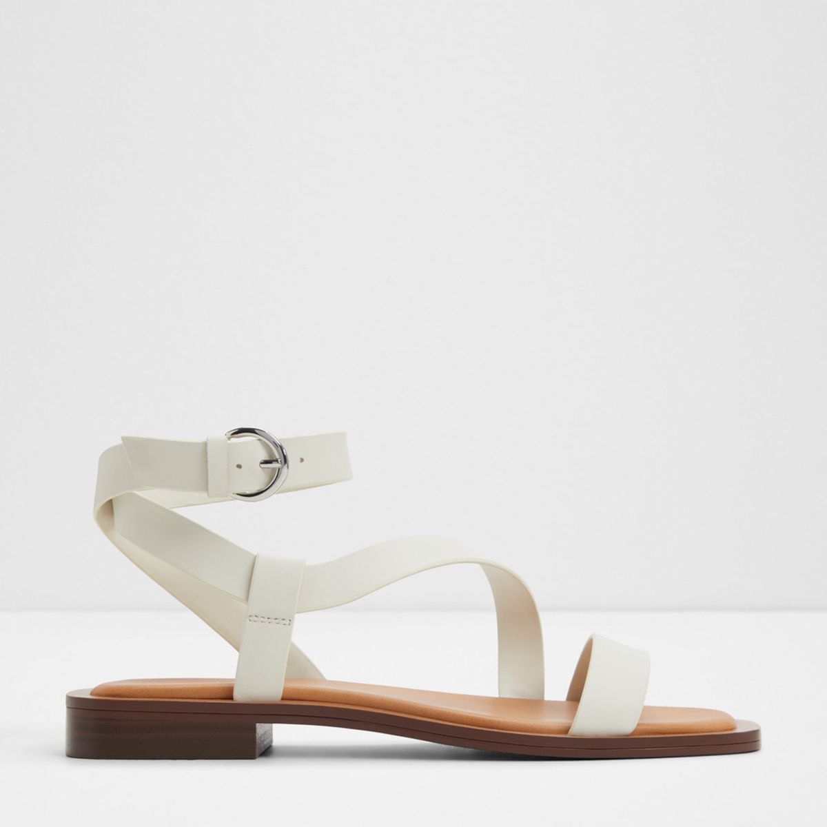 ALDO - Sandalia Mujer Cuero Crema Aldo