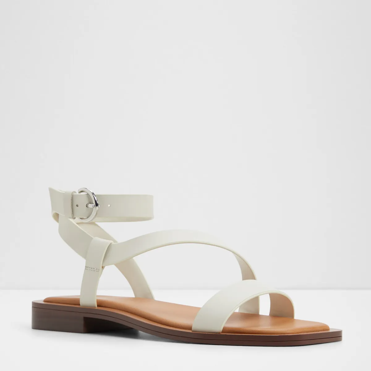 ALDO - Sandalia Mujer Cuero Crema Aldo