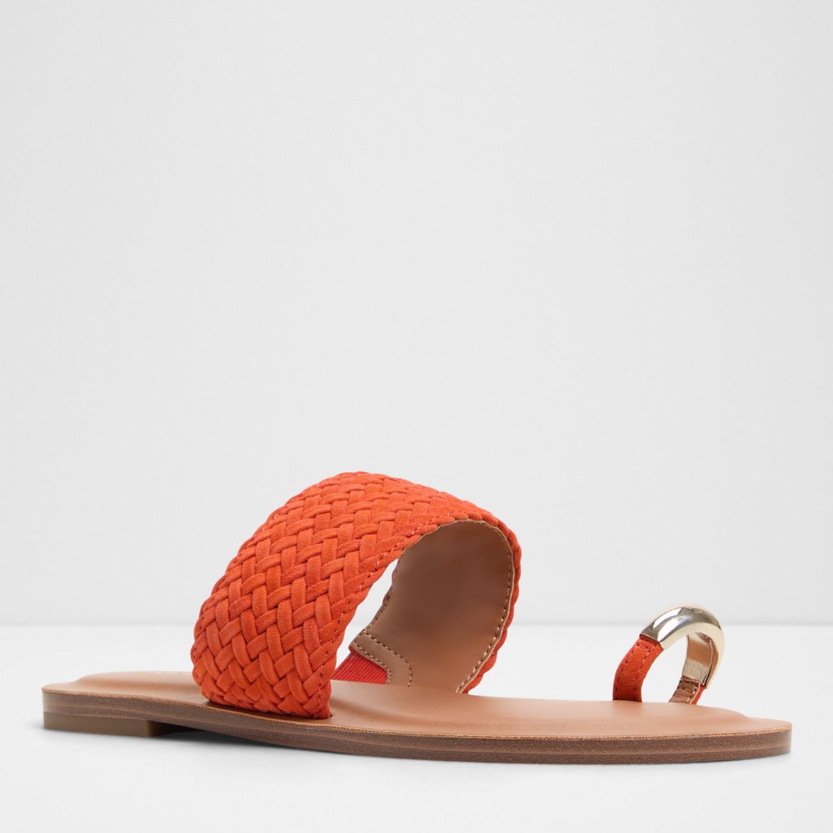 ALDO - Sandalia Mujer Cuero Naranjo Aldo