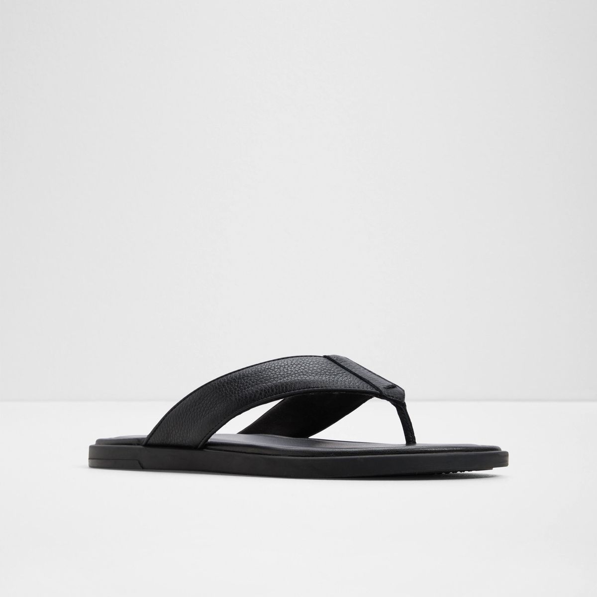 ALDO - Sandalia Hombre Cuero Negro Aldo