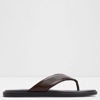 Sandalia Hombre Cuero Café