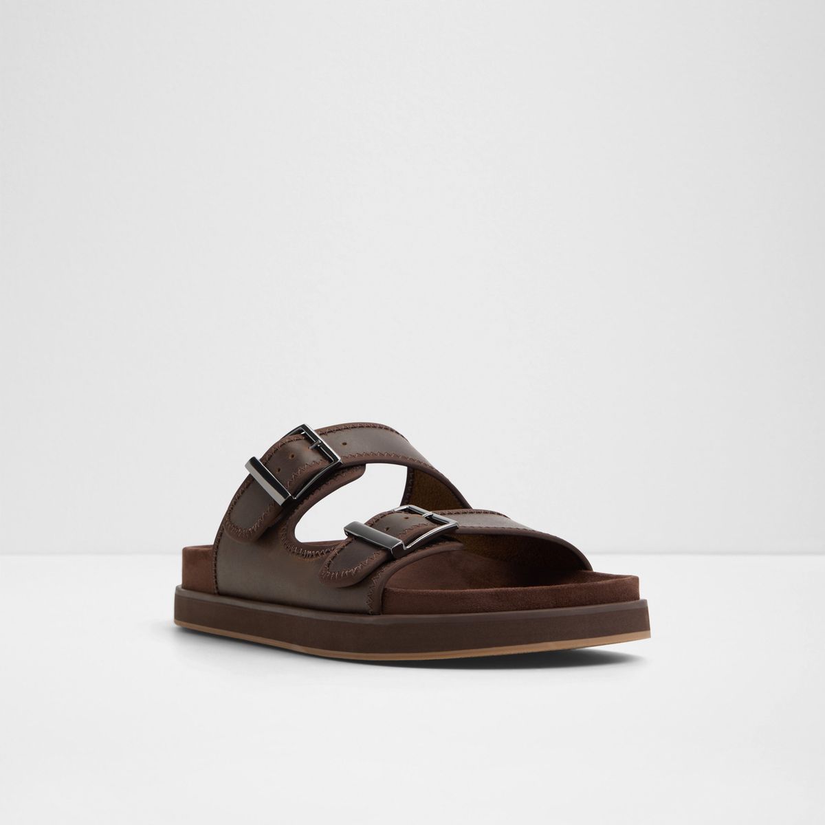 ALDO - Sandalia Hombre Cuero Café Aldo