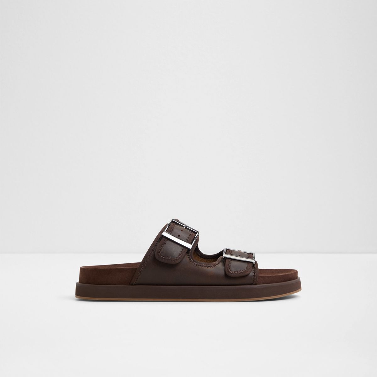 ALDO - Sandalia Hombre Cuero Café Aldo