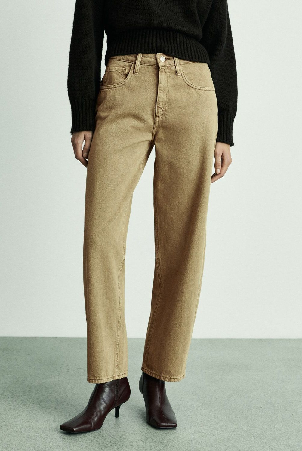 MANGO - Jeans Bet Balloon Tiro Alto Mujer Mango