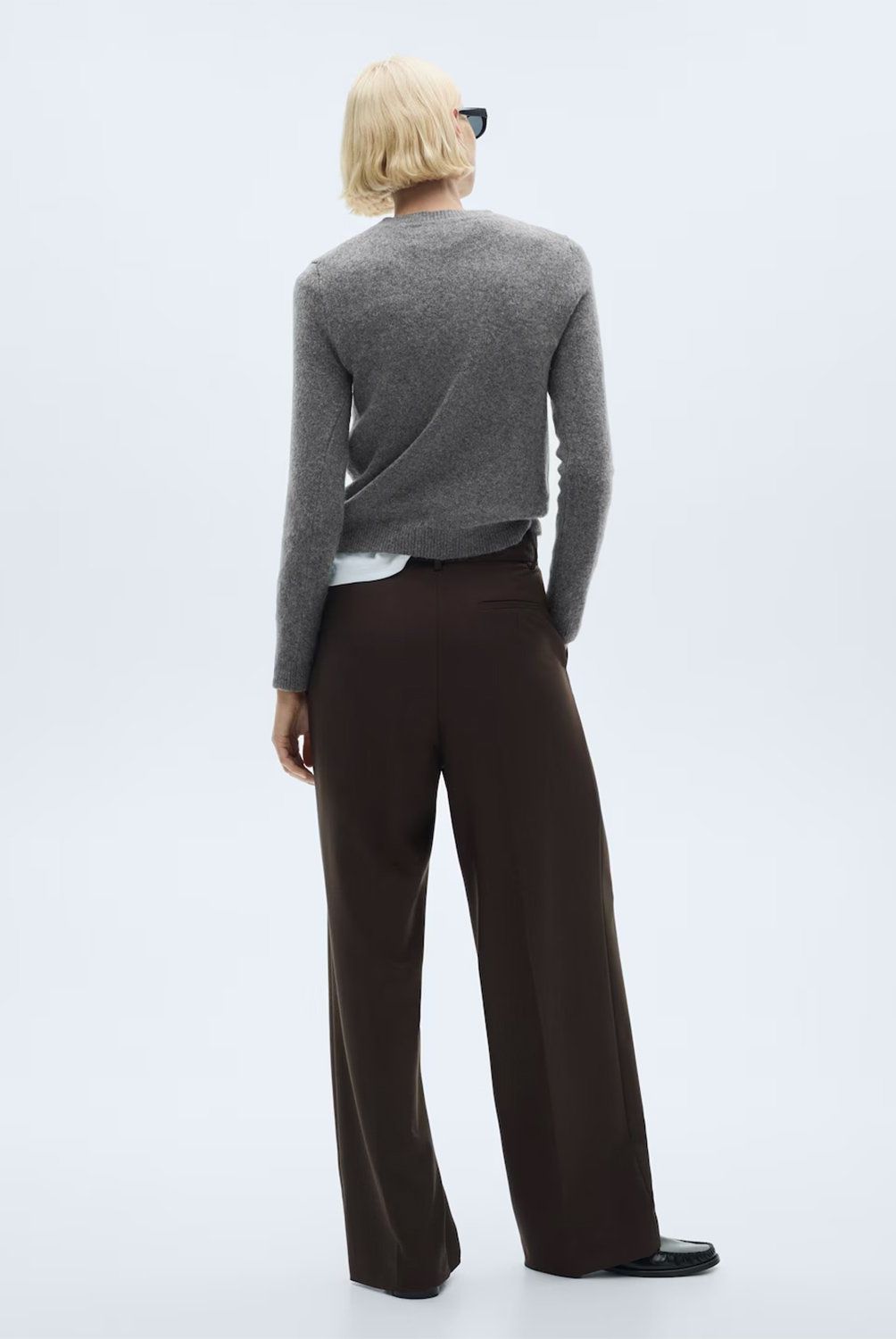 MANGO - Sweater Punto Manga Larga Mujer Mango