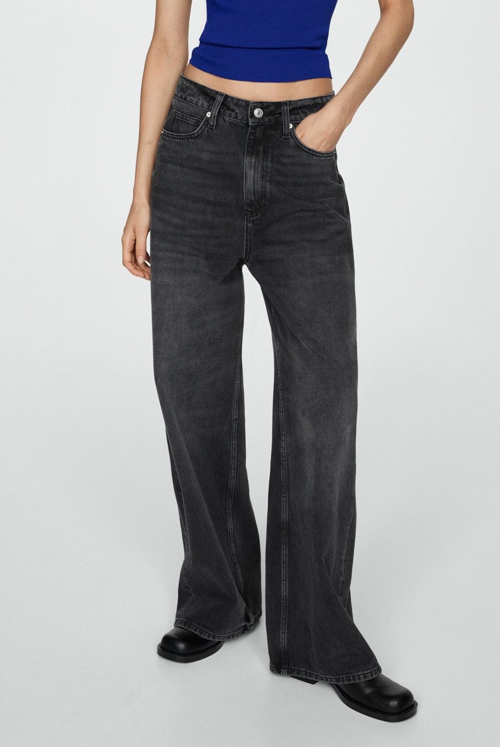 MANGO - Jeans Camilla Balloon Tiro Alto Mujer Mango