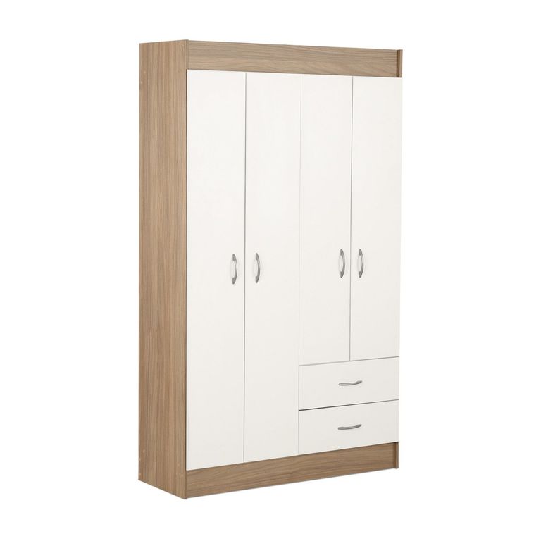 STANFORD - Closet Stanford 3 Puertas 2 Cajones Bicolor | Ofertitas