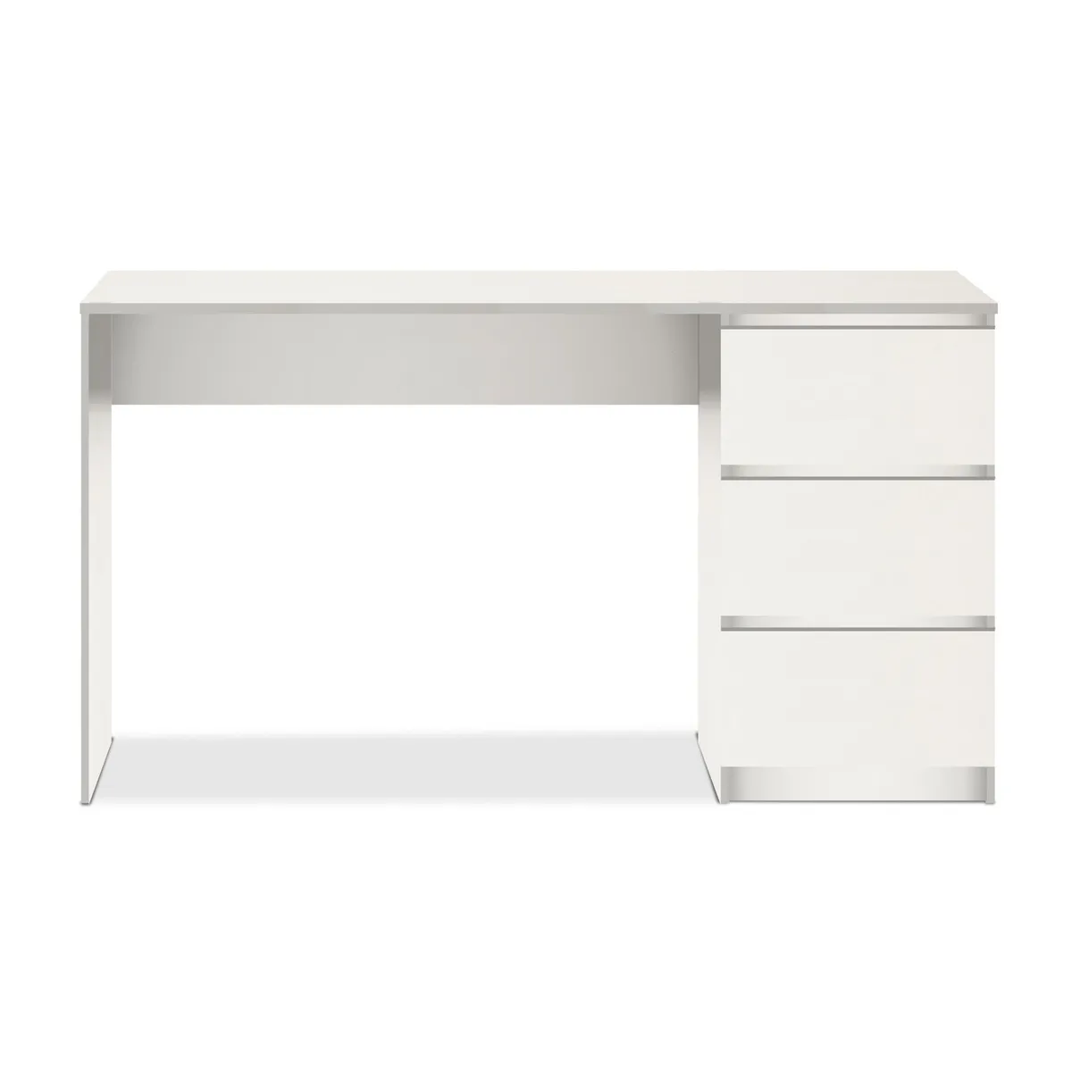 STANFORD - Escritorio 3 Cajones Blanco Stanford