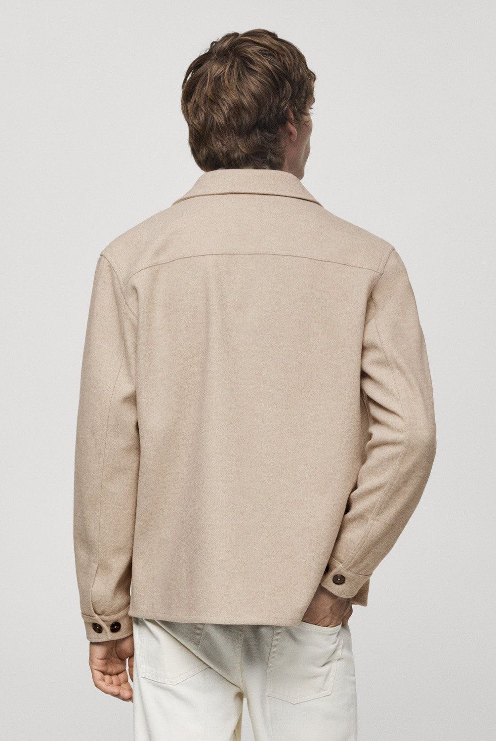 MANGO MAN - Chaqueta Regular Fit Bolsillo Hombre Mango Man