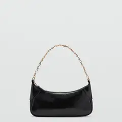 MANGO - Bolso Doble Asa Cadena Mujer
