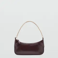 MANGO - Bolso Doble Asa Cadena Mujer