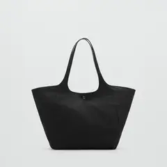 MANGO - Bolso Nylon Doble Asa Mujer