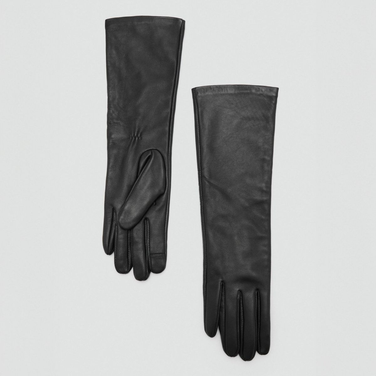 MANGO - Guantes 100% Piel Largos Mujer Mango