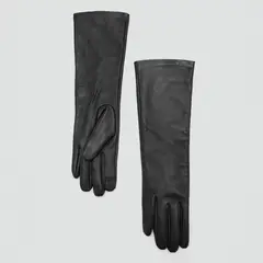 MANGO - Guantes 100% Piel Largos Mujer