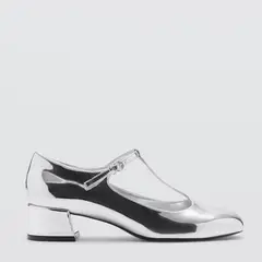 MANGO - Zapato Casual Mujer Plateado