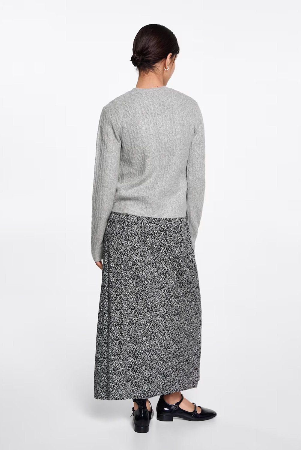MANGO TEEN - Sweater Punto Trenzado Mujer Mango Teen