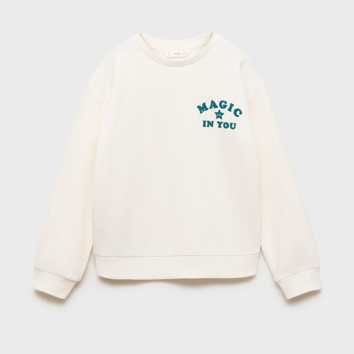 MANGO KIDS - Polerón Algodón Estampada Niña Mango Kids