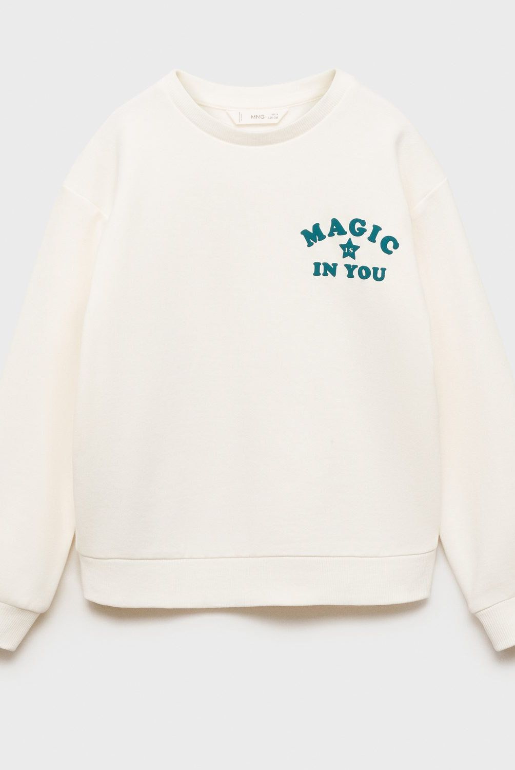 MANGO KIDS - Polerón Algodón Estampada Niña Mango Kids