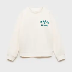 MANGO KIDS - Polerón Algodón Estampada Niña