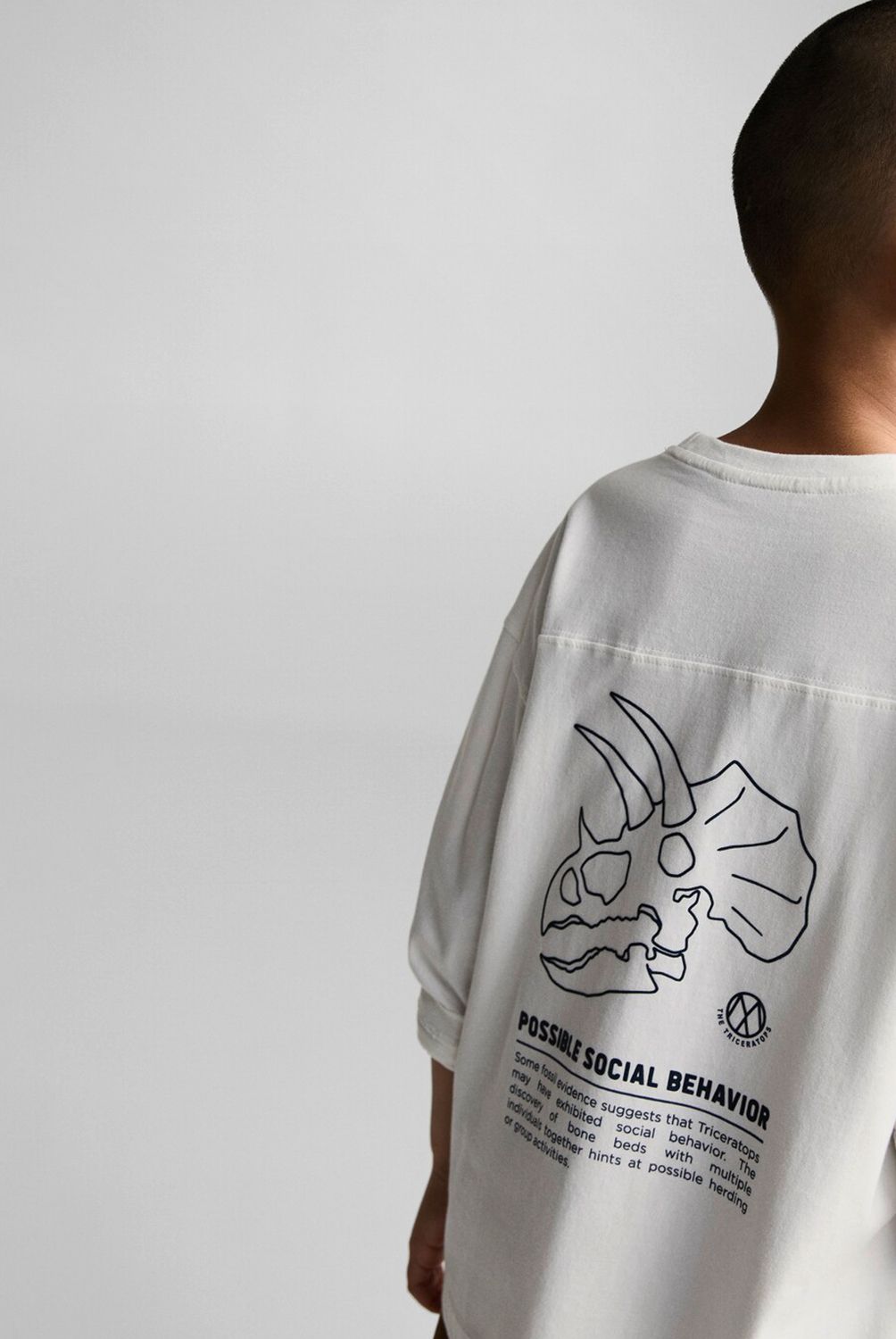 MANGO KIDS - Polera Manga Larga Estampada Niño Mango Kids