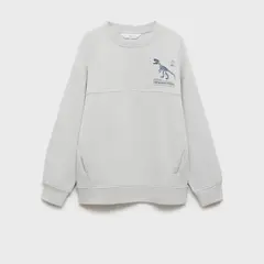 MANGO KIDS - Polerón Algodón Estampado Niño