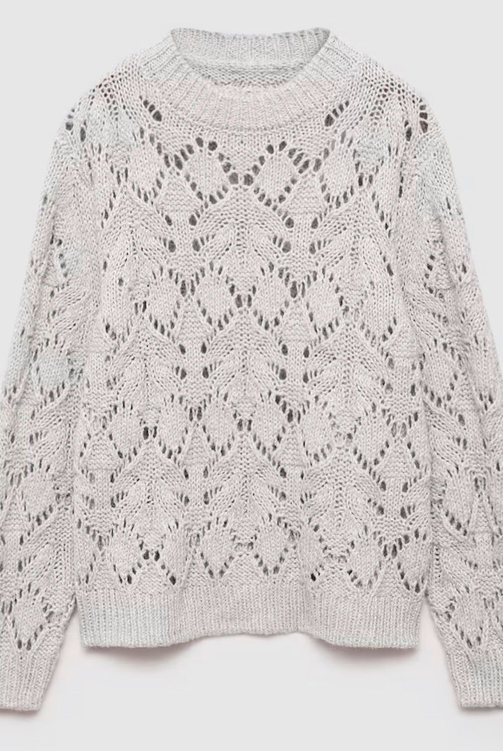 MANGO KIDS - Sweater Punto Calado Lúrex Niña Mango Kids