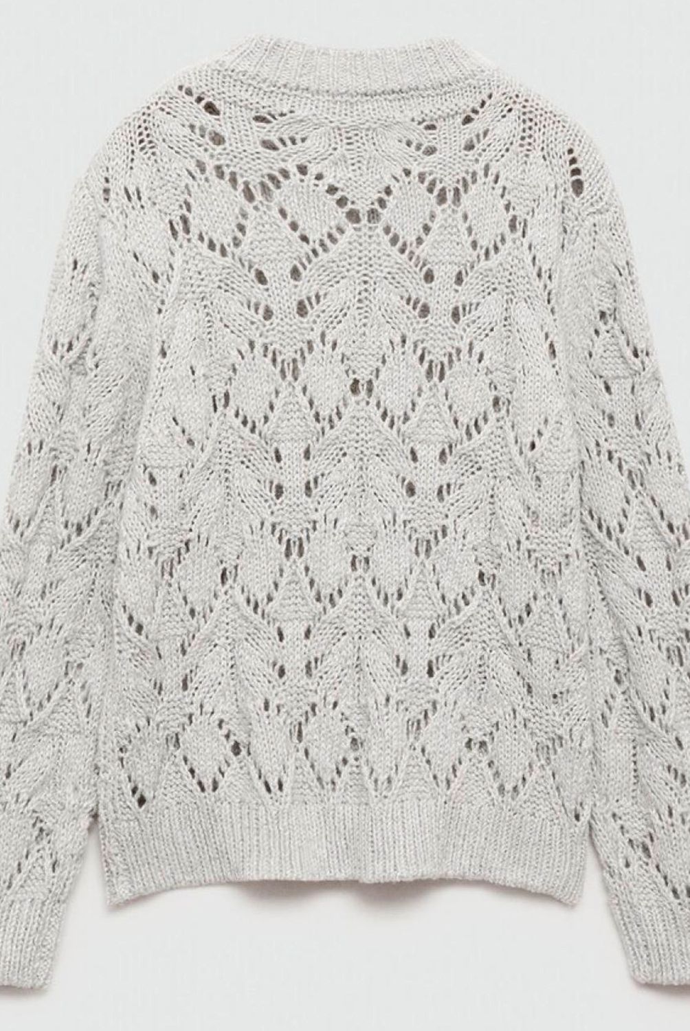MANGO KIDS - Sweater Punto Calado Lúrex Niña Mango Kids