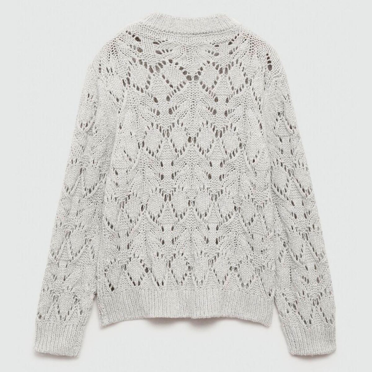 MANGO KIDS - Sweater Punto Calado Lúrex Niña Mango Kids