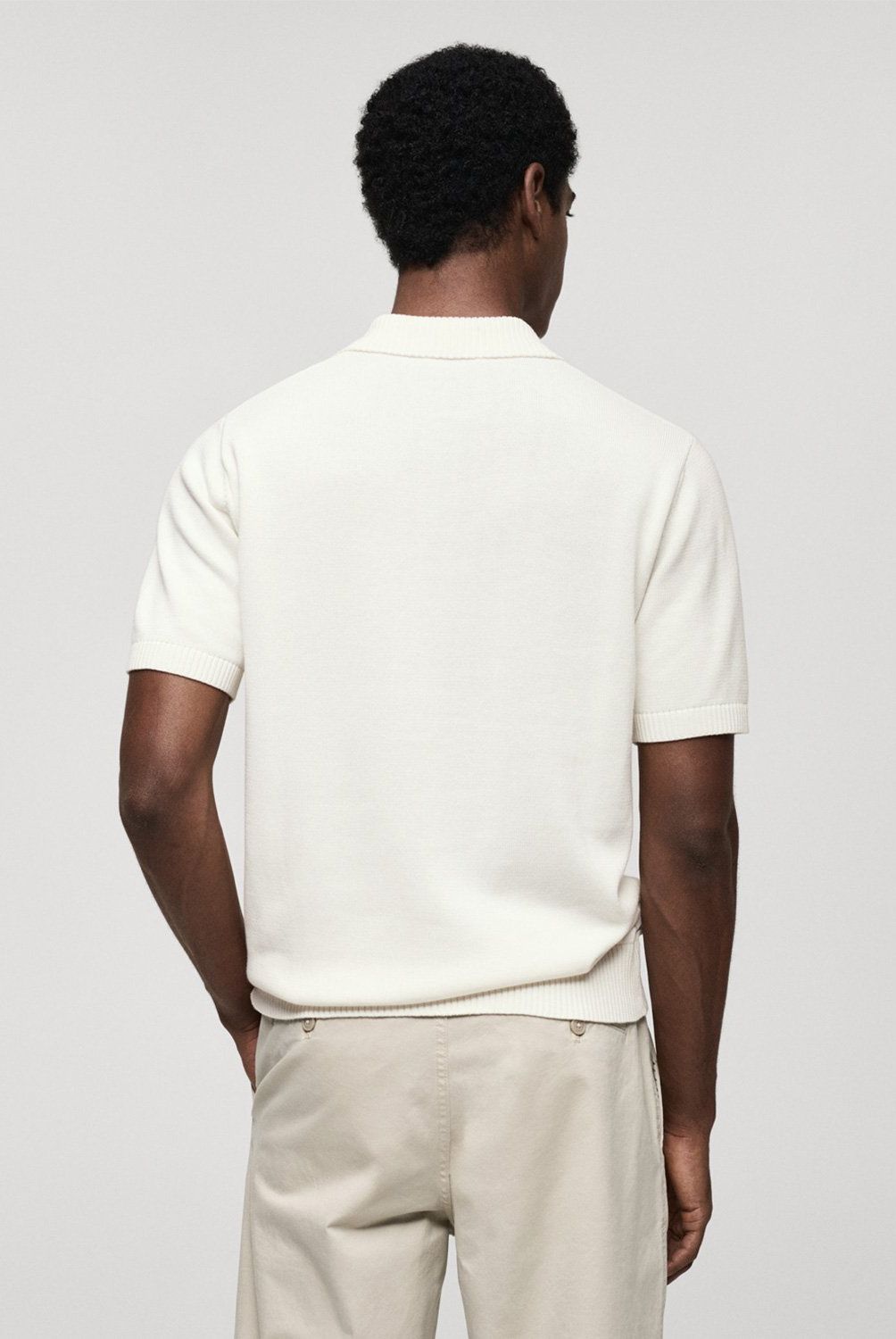 MANGO MAN - Polo Punto Fino Algodón Hombre Mango Man
