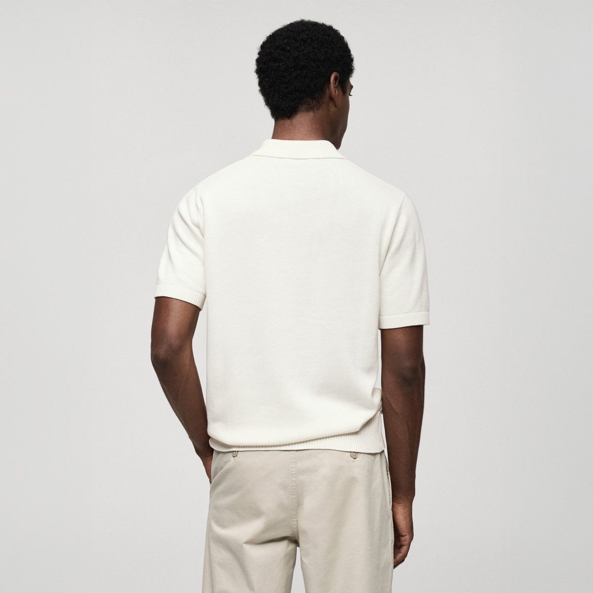 MANGO MAN - Polo Punto Fino Algodón Hombre Mango Man