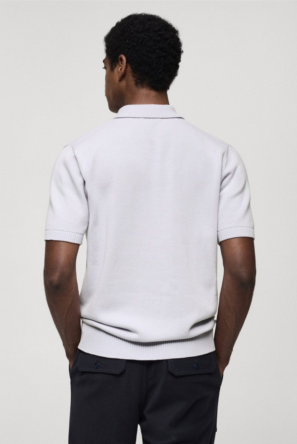 MANGO MAN - Polo Punto Fino Algodón Hombre Mango Man