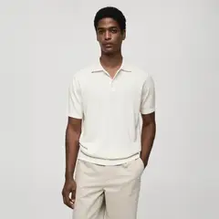 MANGO MAN - Polo Punto Fino Algodón Hombre