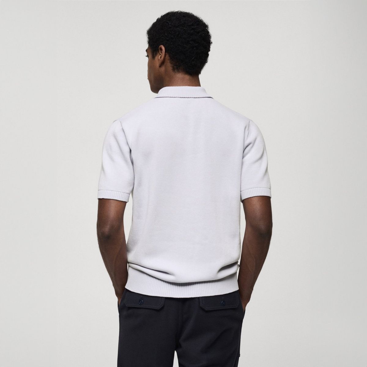 MANGO MAN - Polo Punto Fino Algodón Hombre Mango Man