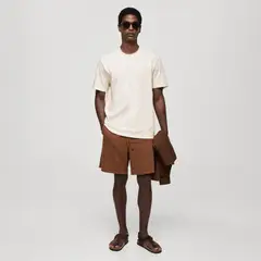 MANGO MAN - Polera Regular Fit 100% Algodón Hombre