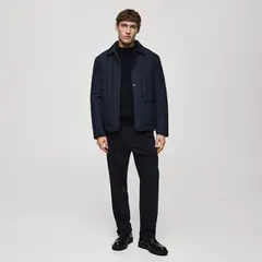 MANGO MAN - Pantalón Regular Fit Fluido Pinzas Hombre
