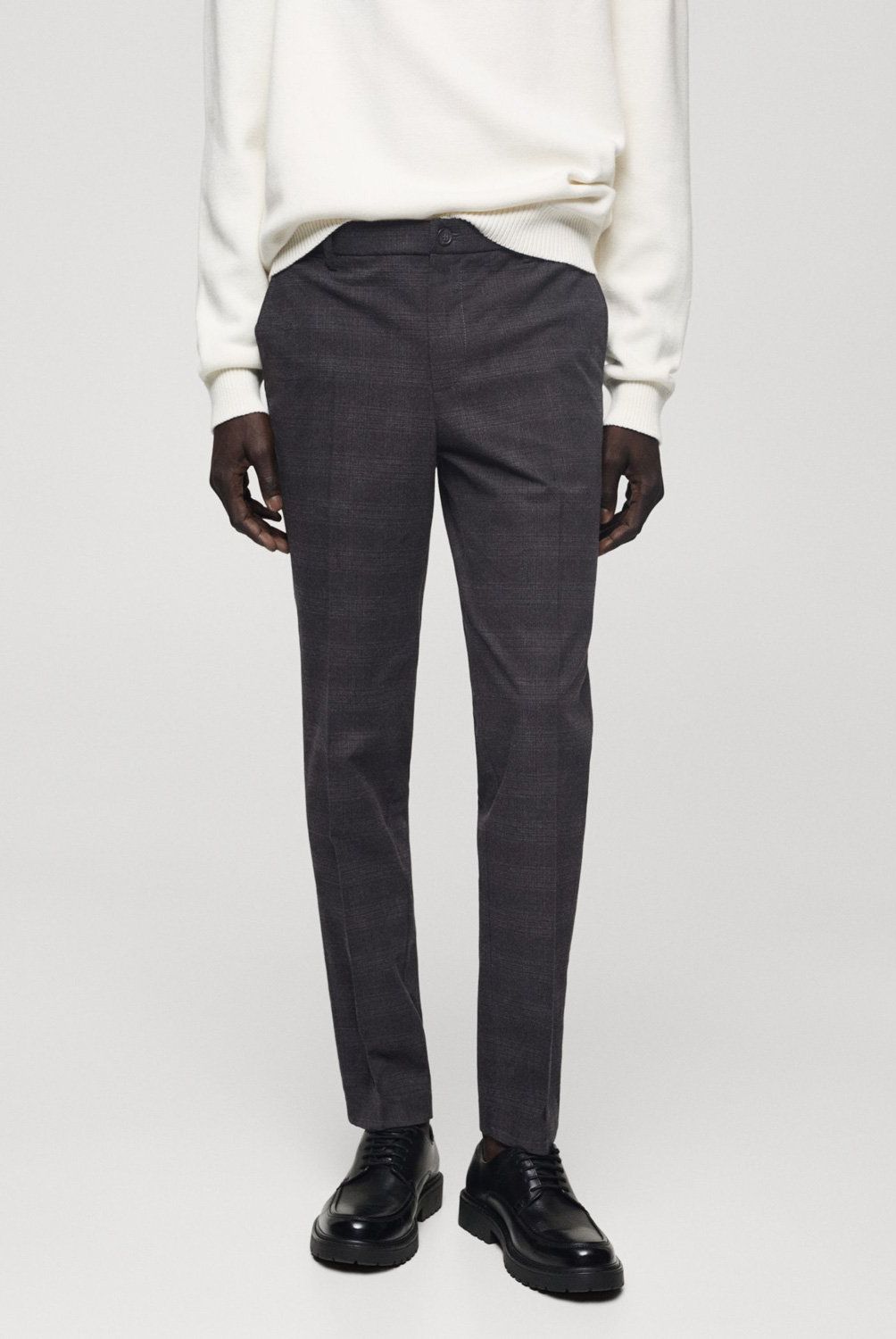 MANGO MAN - Pantalón Slim Fit Algodón Cuadro Escocés Hombre Mango Man