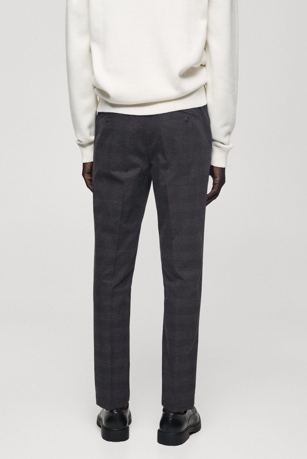 MANGO MAN - Pantalón Slim Fit Algodón Cuadro Escocés Hombre Mango Man