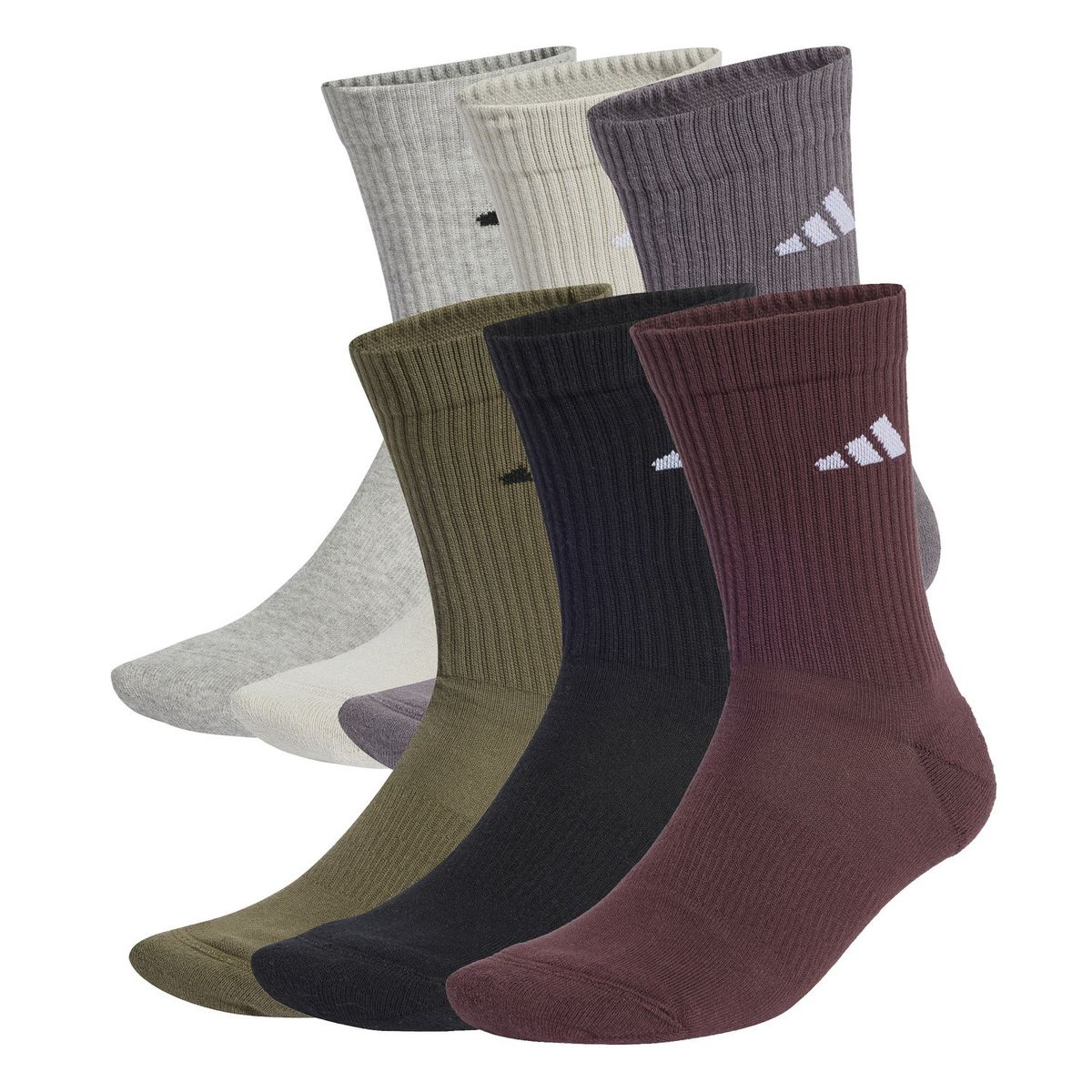 ADIDAS - Pack De 6 Calcetines Deportivos Unisex Adidas