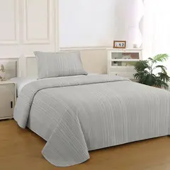 ILLUSIONS - Quilt Bruselas Beige 1.5 Plaza