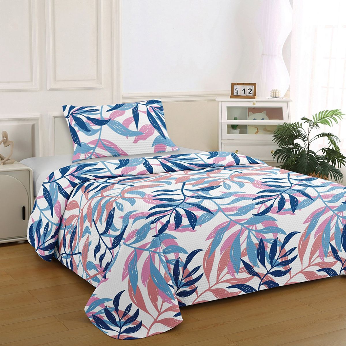 ILLUSIONS - Quilt Bruselas Denim 1.5 Plaza Illusions