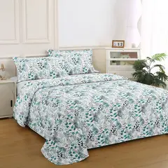 ILLUSIONS - Quilt Bruselas Verde 2 Plazas