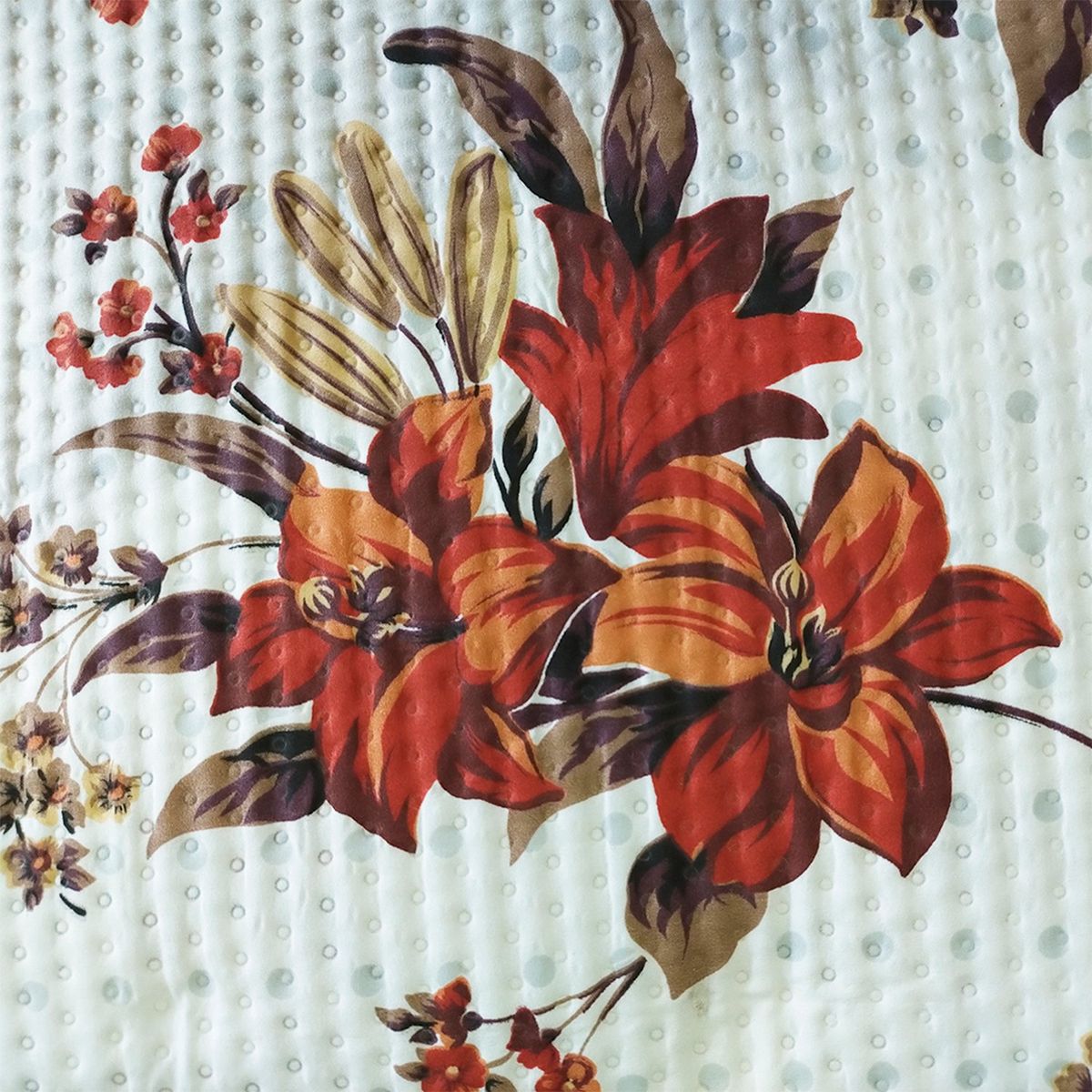 ILLUSIONS - Quilt Bruselas Marron 2 Plazas Illusions