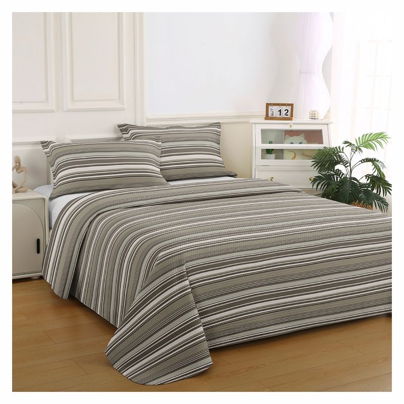 ILLUSIONS - Quilt Bruselas Crema King Illusions