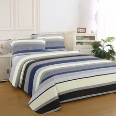 ILLUSIONS - Quilt Bruselas Azul King