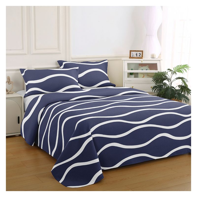 ILLUSIONS - Quilt Bruselas Marengo King Illusions