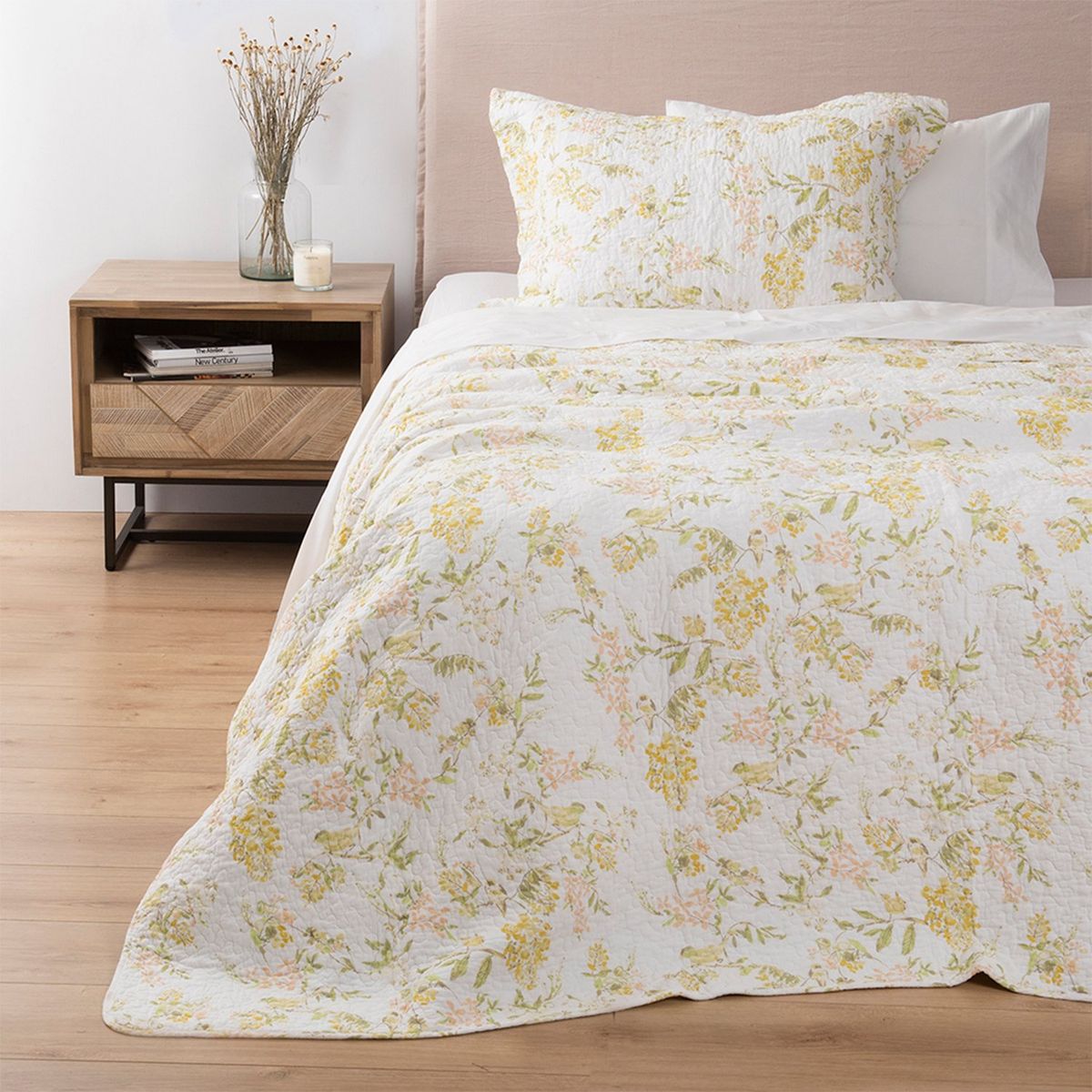 MASHINI - Quilt Rocio Microfibra 1.5 Plazas Mashini