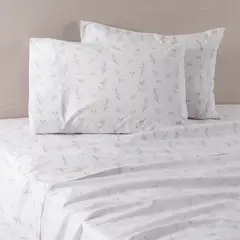 MASHINI - Juego De Sábanas Polialgodón 200 Hilos 2 Plazas Estampado