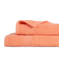 PLUMETTI - Juego De Toallas Colorix 380Gsm Caja Coral
